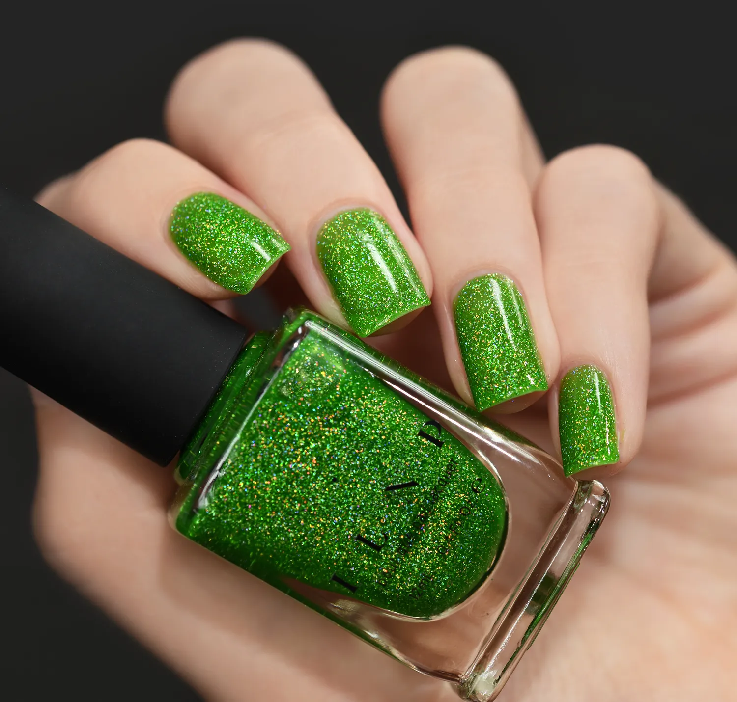ILNP Someday nagellack limegrön holografisk