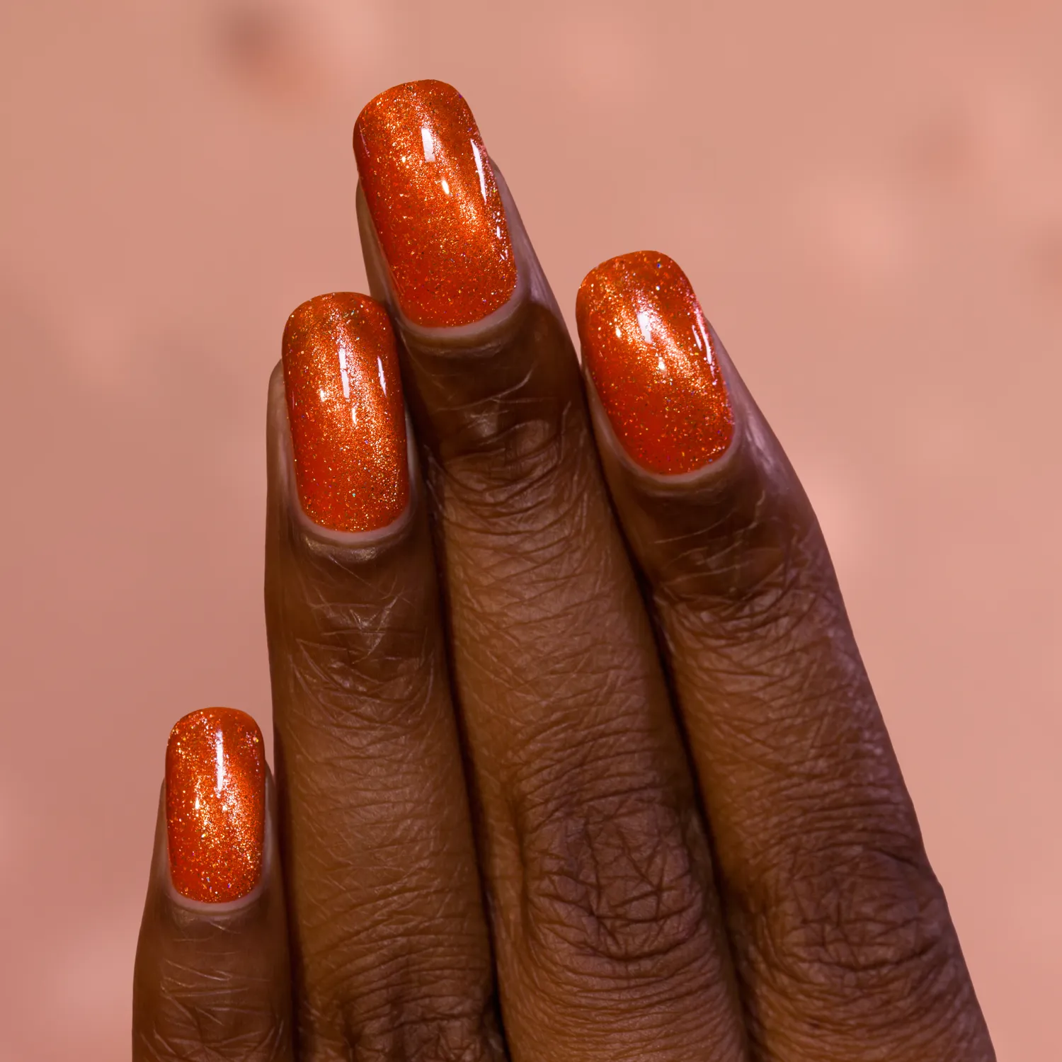 ILNP POP! Orange Pop magnetiskt nagellack orange holo