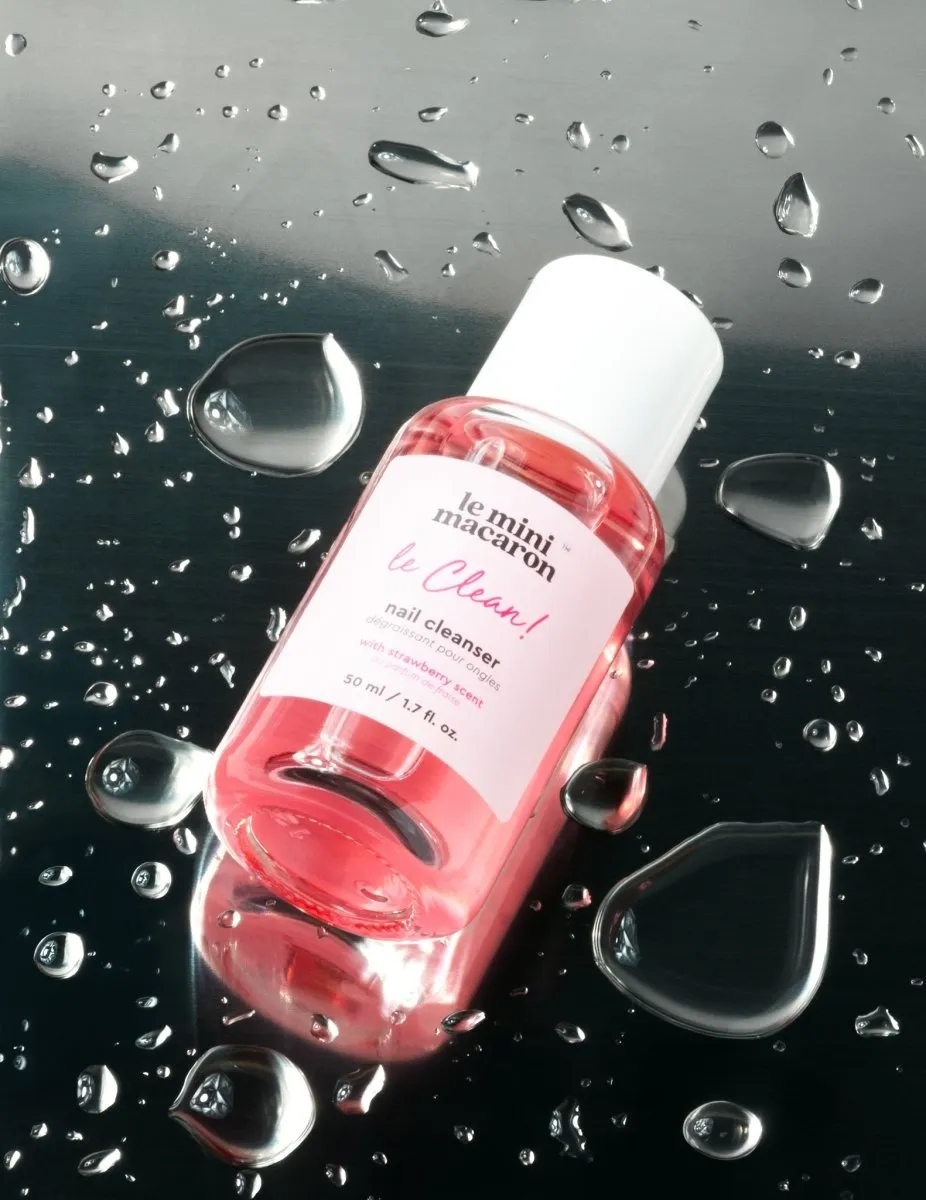 Le Mini Macaron Nail Cleanser Duo rengöringsset 2-del