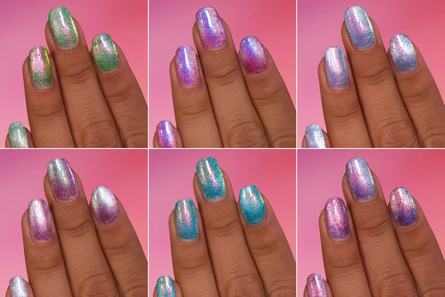 ILNP Electric Summer nagellack set 6-pack magnetiskt