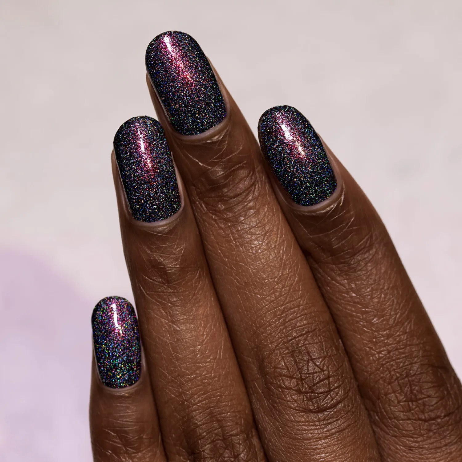 ILNP Revival nagellack holografisk svart röd
