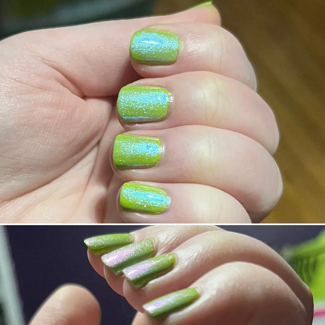 Cirque Colors Sticky Icky nagellack limegrön kräm