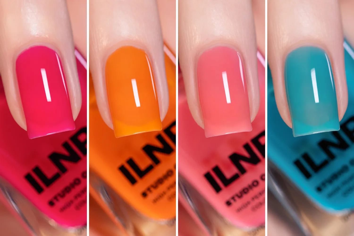 ILNP Watercolor nagellackset 4-pack jelly somrig