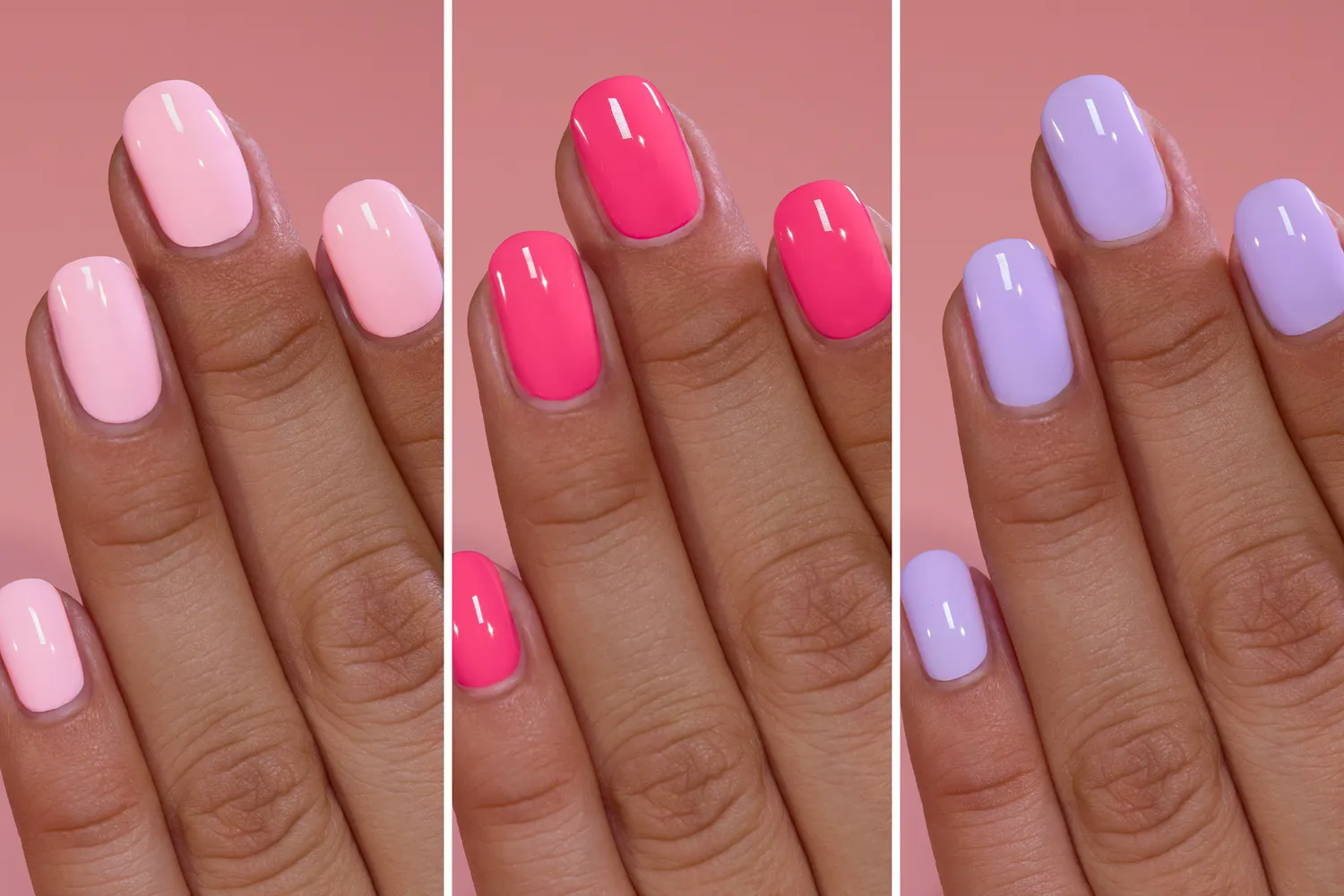 ILNP Lovestruck nagellack set 3-pack krämig rosa
