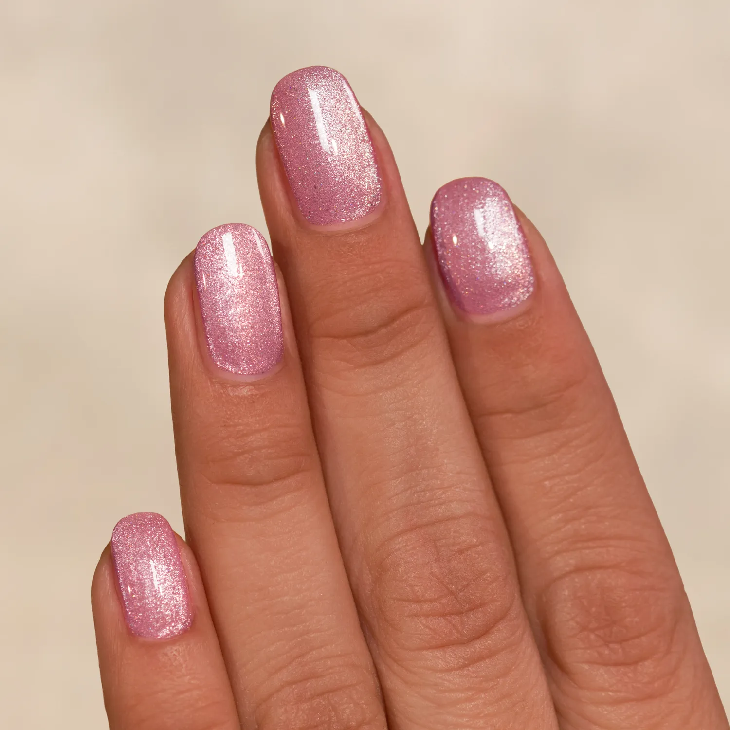 ILNP Pink Suede Velvet nagellack rosa magnetiskt