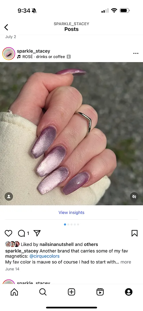Cirque Colors Flora nagellack magnetisk orkidérosa
