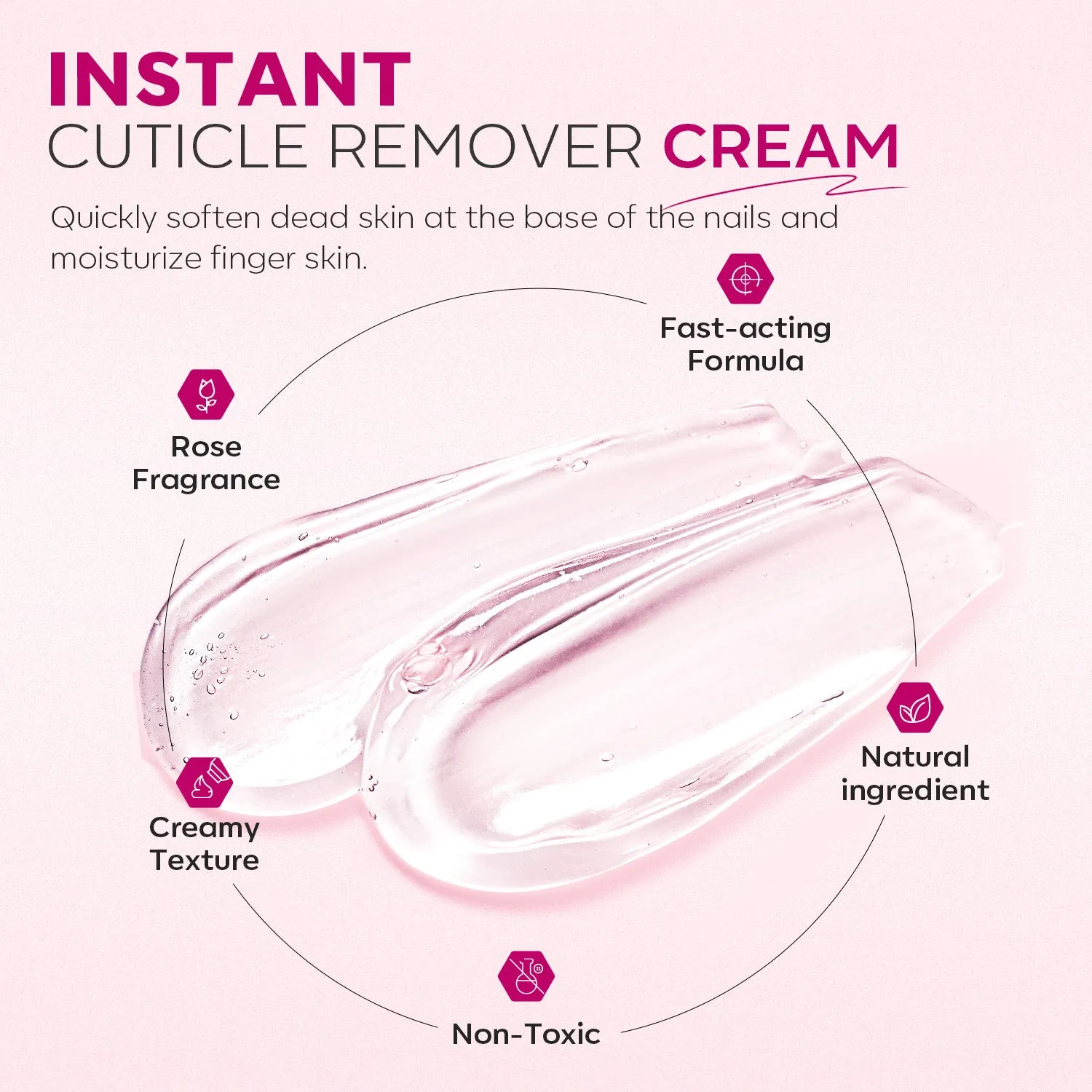 Modelones All-in-one Cuticle Remover nagelvårdskit 6-delar