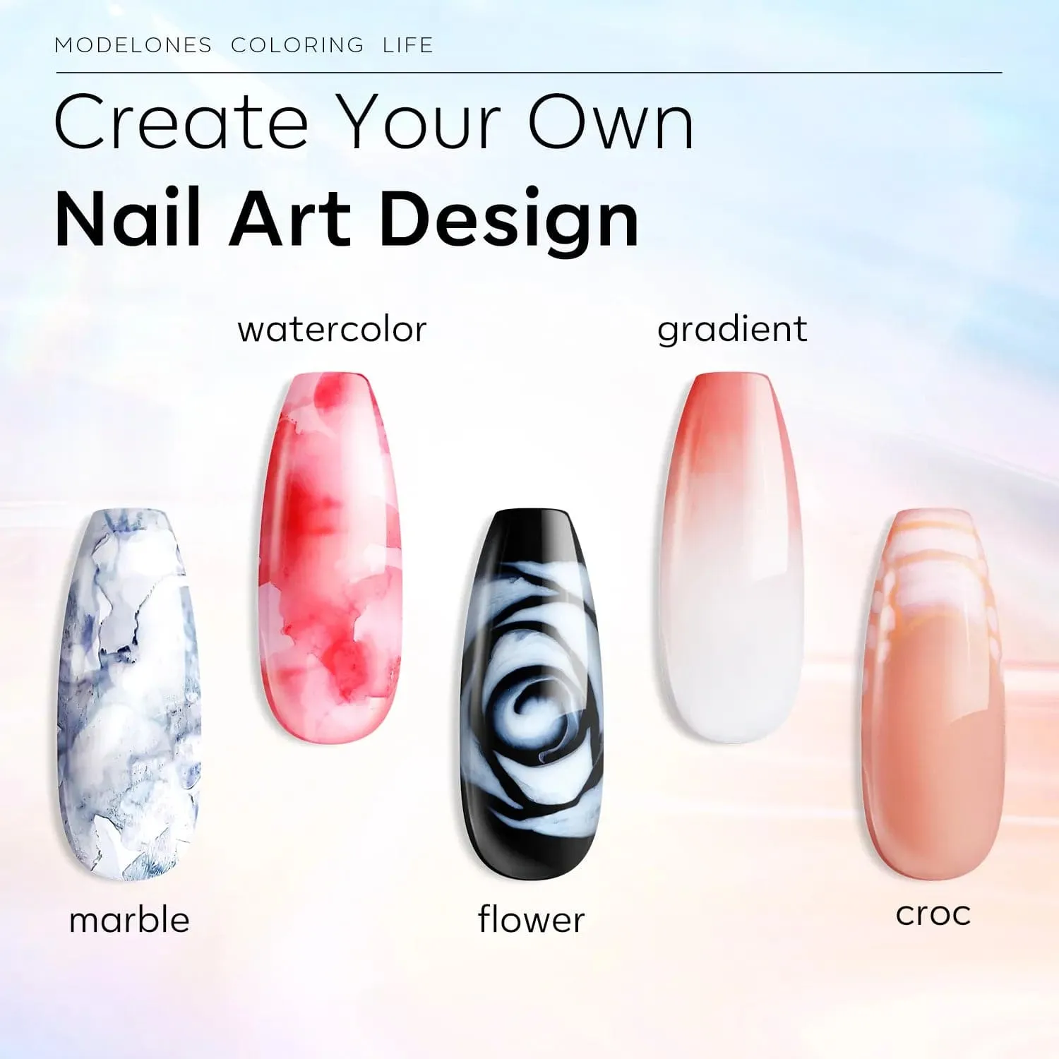modelones blooming gel nagellack transparent hemafri
