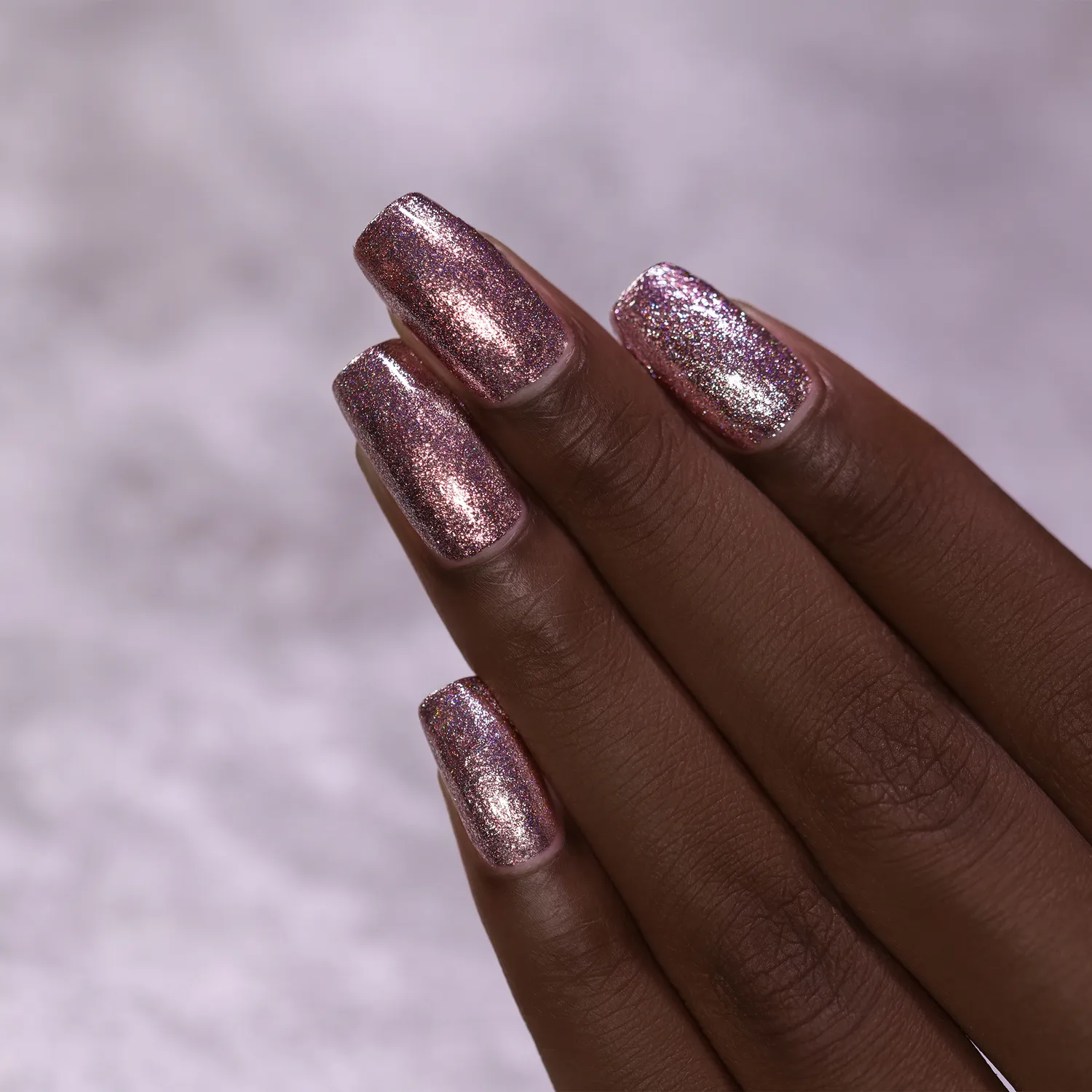 ILNP Reflections Olivia nagellack metallic rosé