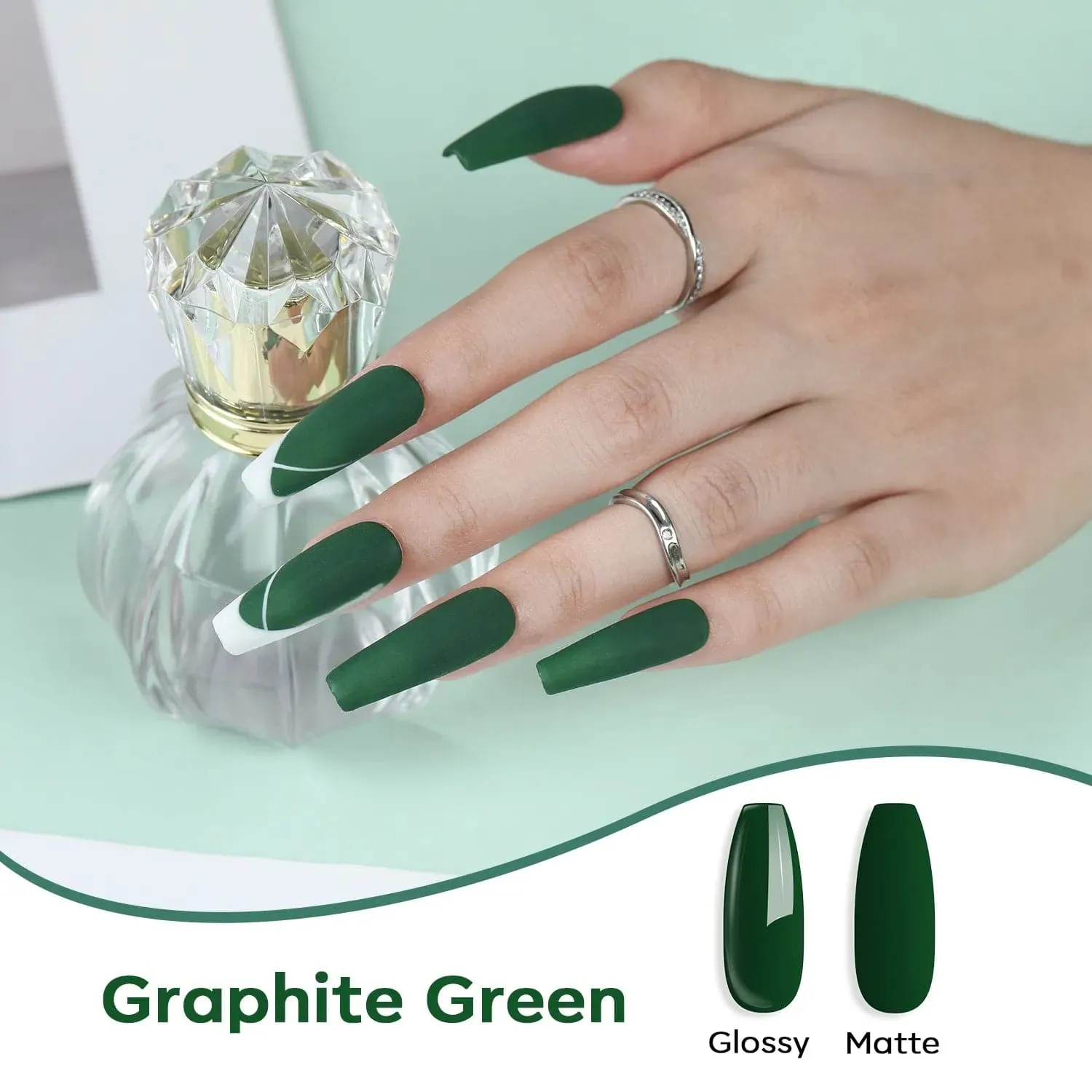 Modelones Graphite Green dippingpulver grön 12 g