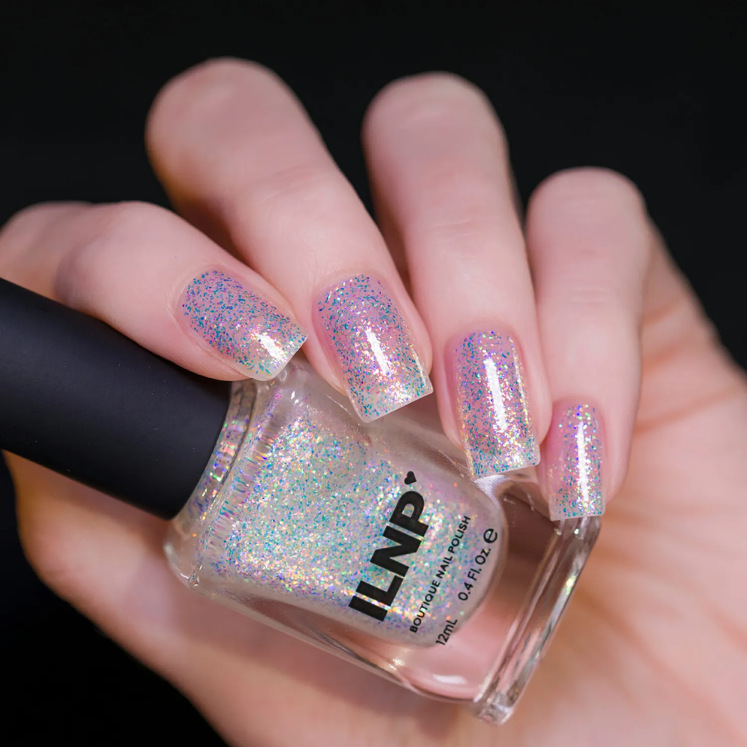 ILNP Ball Drop nagellack iriserande flakes