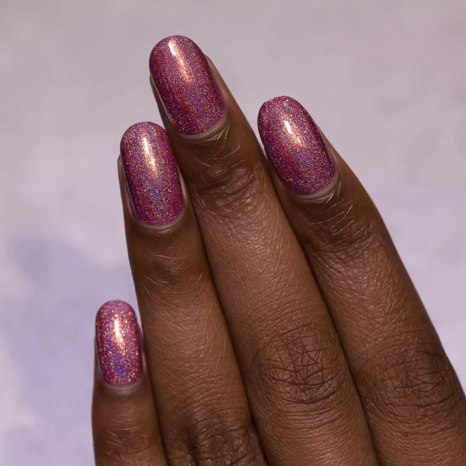 ILNP Champagne Blush nagellack roséguld holo