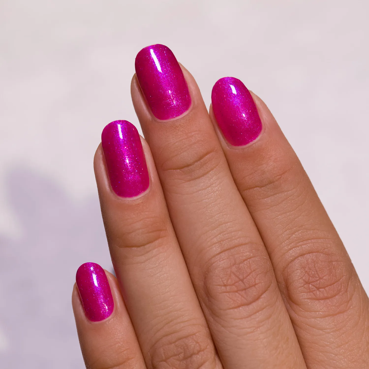 ILNP Pucker Up nagellack shimmer rosa lila