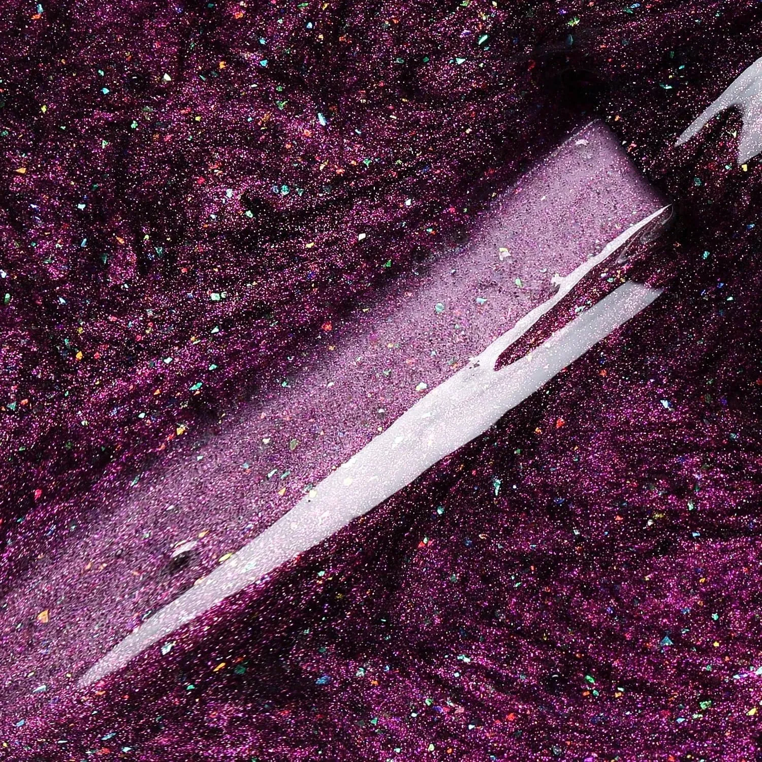 Modelones Inspire Gel Wired West gellack lila glitter 15 ml