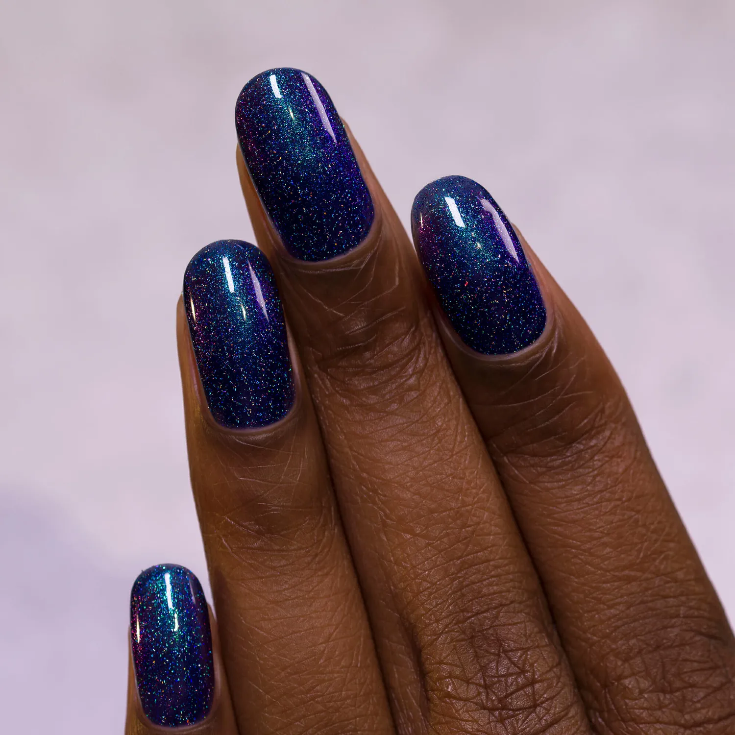 ILNP Interstellar nagellack holografiskt marinblått