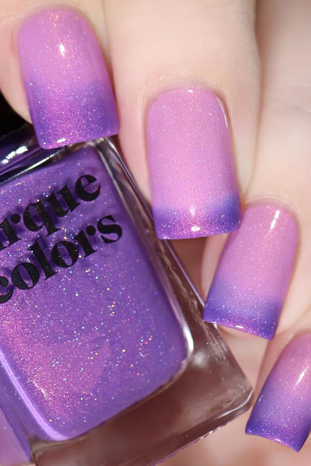 Cirque Colors Sol thermal nagellack lila-rosa