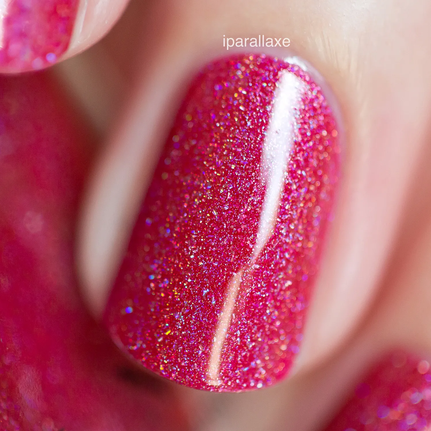ILNP Closure nagellack äppelröd ultra holo