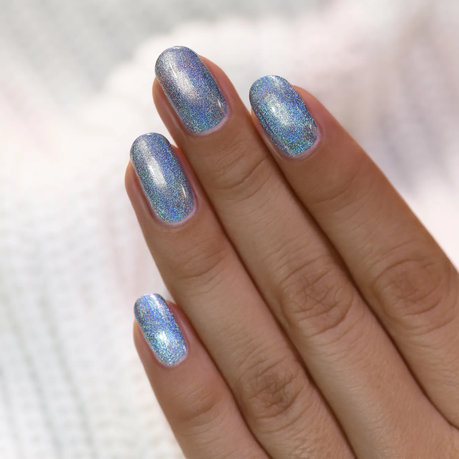 ILNP Ultra Holo First Snow nagellack isblå