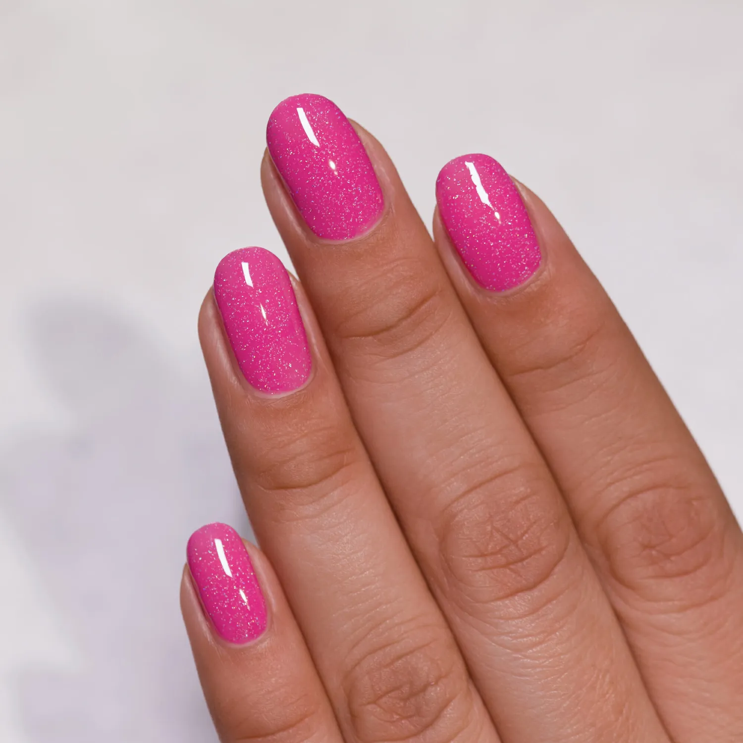 ILNP Party Hat holografiskt nagellack djup cerise