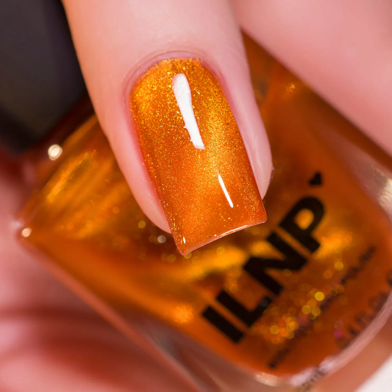 ILNP Golden Hour Amber nagellack magnetisk terrakotta