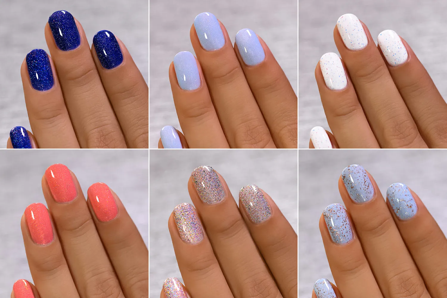 ILNP At Sea Collection nagellacksset 6-pack holografiskt