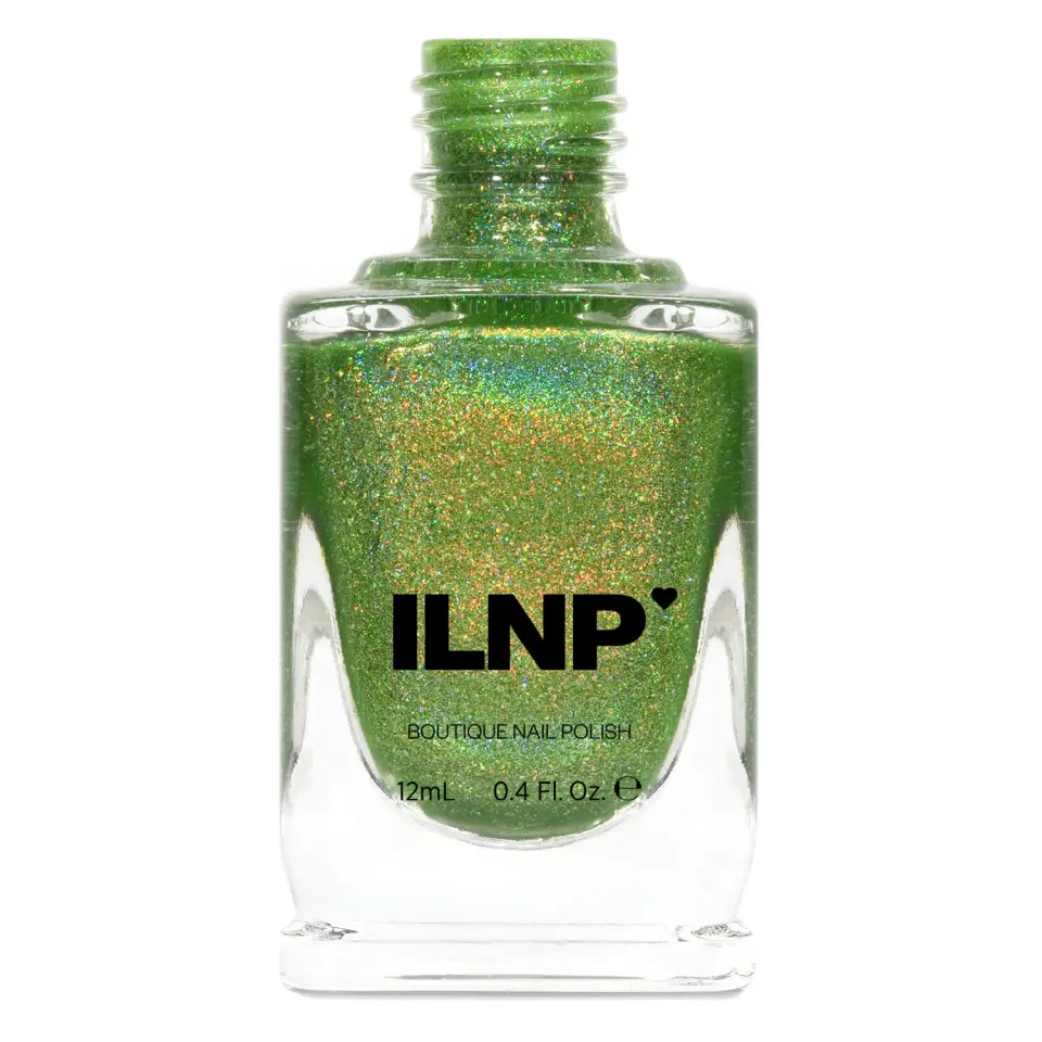 ILNP Ultra Holo 1UP nagellack limegrön holographic