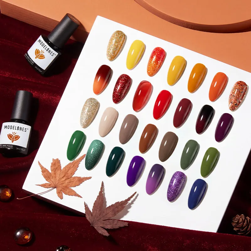 Modelones Fall Palette gellack set höst kräm
