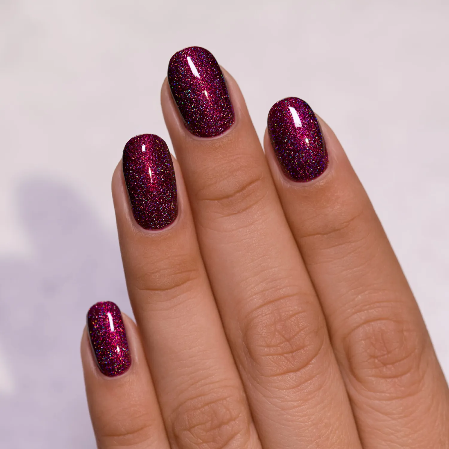 ILNP Rogue nagellack rött holografiskt