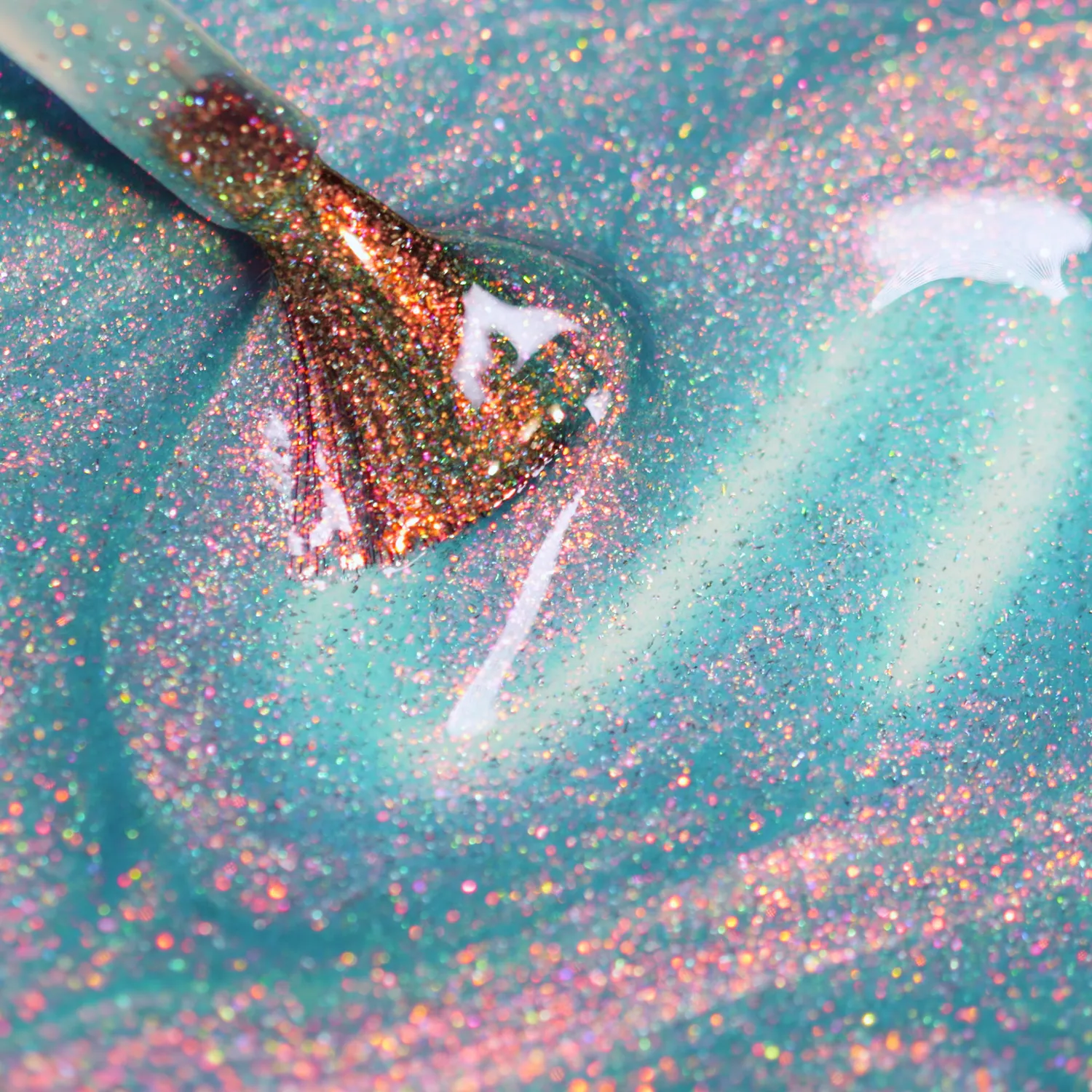ILNP Wavelength nagellack aqua holografisk shimmer