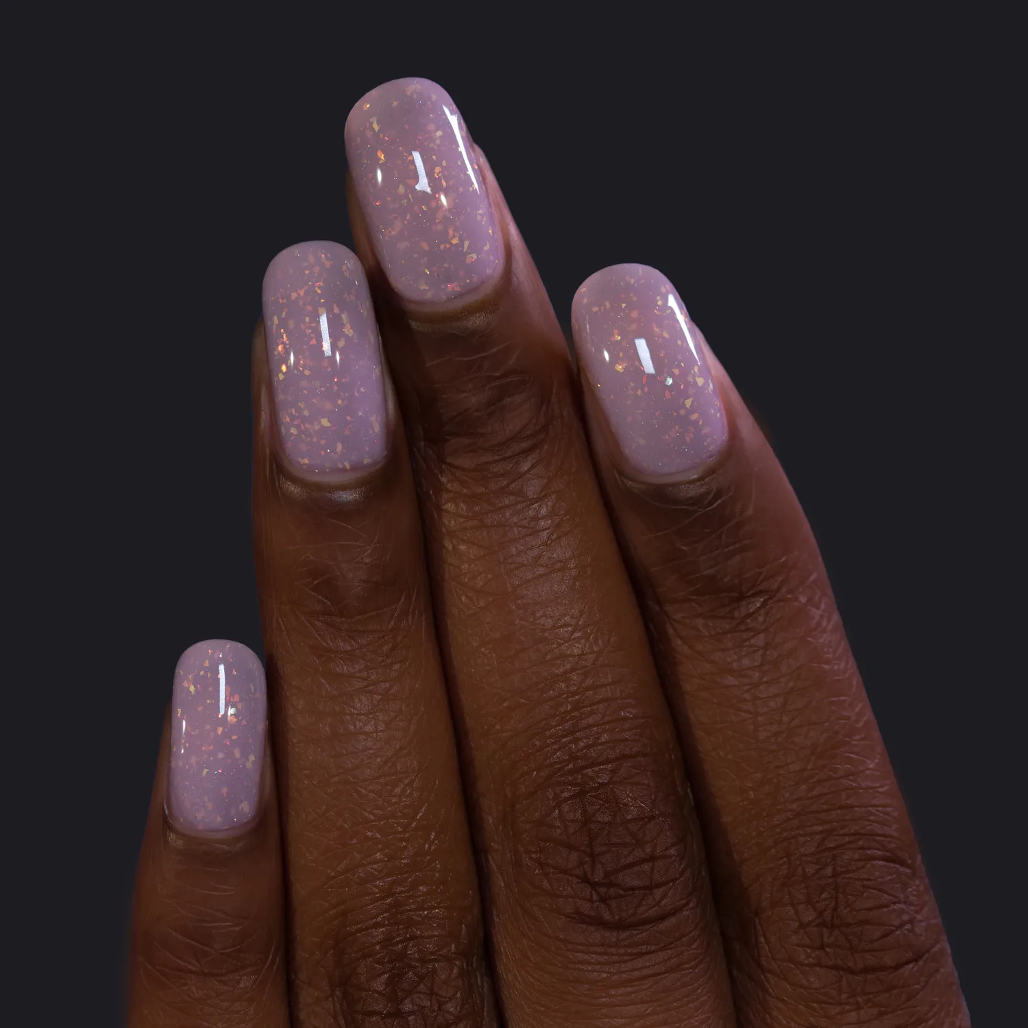 ILNP Misty nagellack lila flakie shimmer