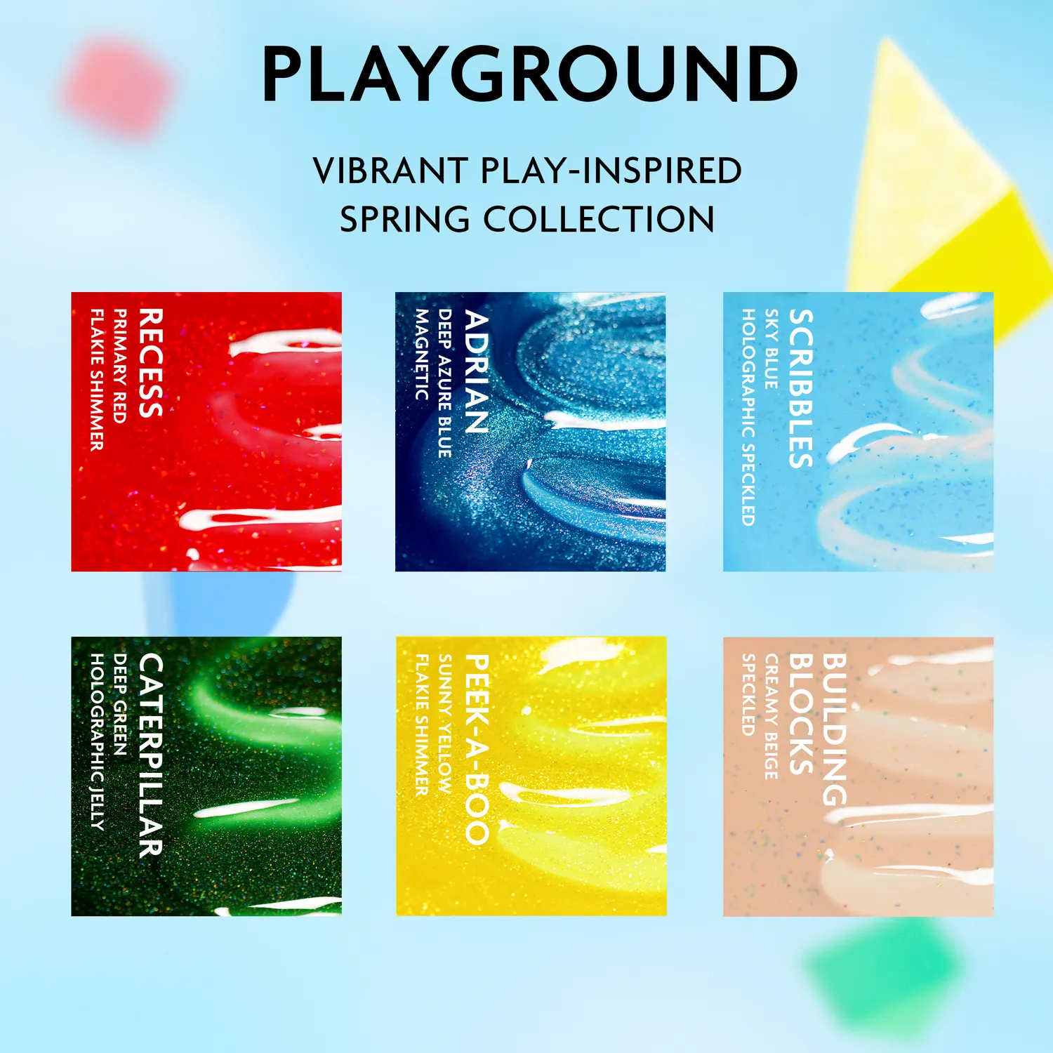 ILNP Playground Collection nagellack 6-pack mixfinish