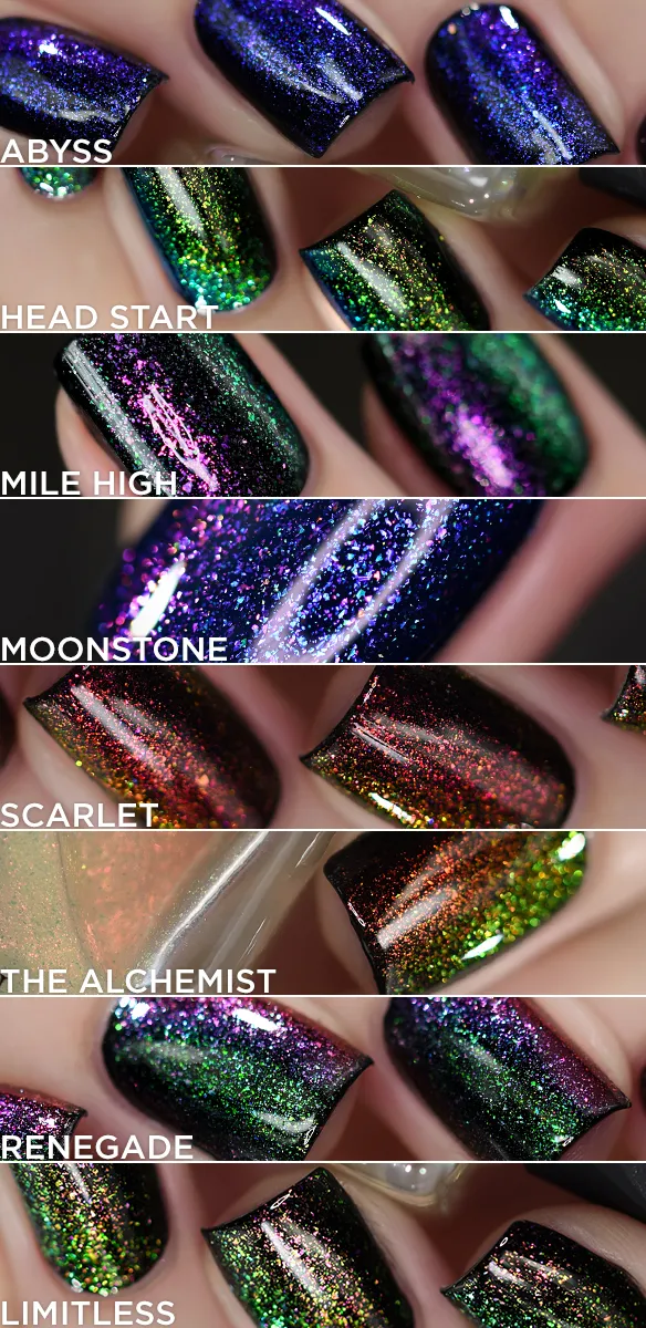 ILNP Real Magic Toppers nagellack set 8-pack effekt
