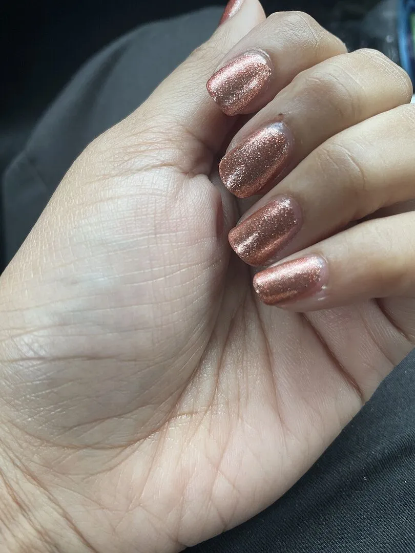 Cirque Colors Halcyon nagellack metalliskt roséguld