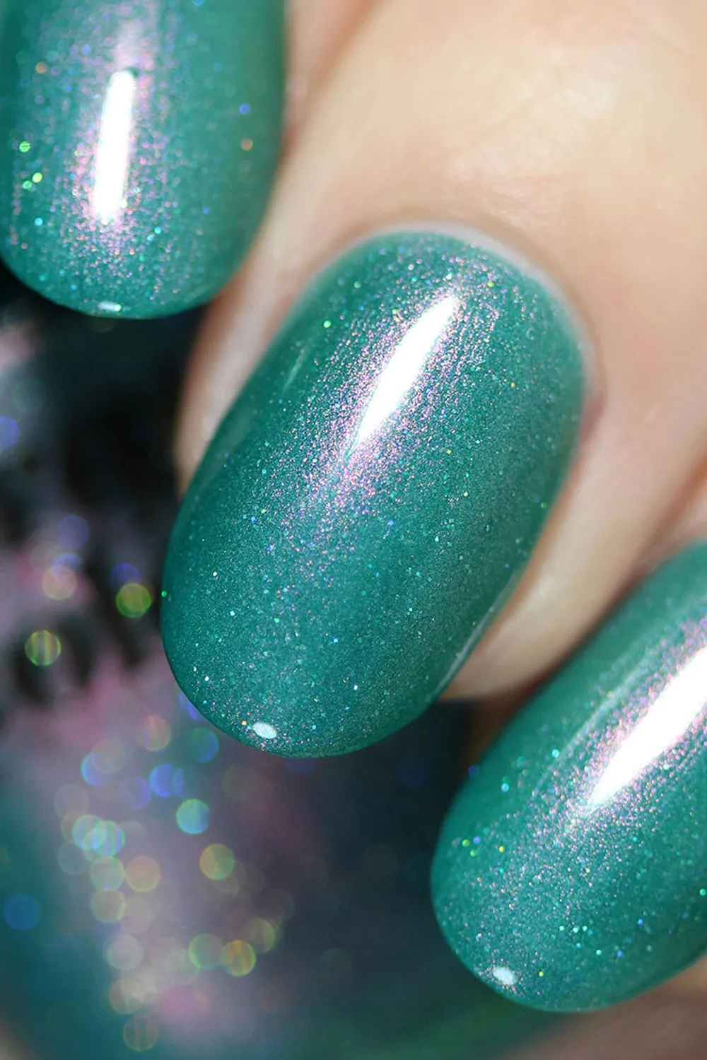Cirque Colors Taos nagellack teal rosa skimmer