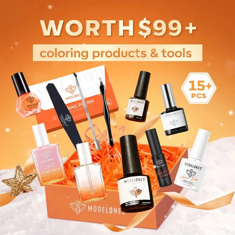 modelones Mystery Lucky Bag nagelset överraskning stort värde